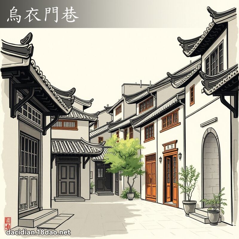 乌衣门巷 配图