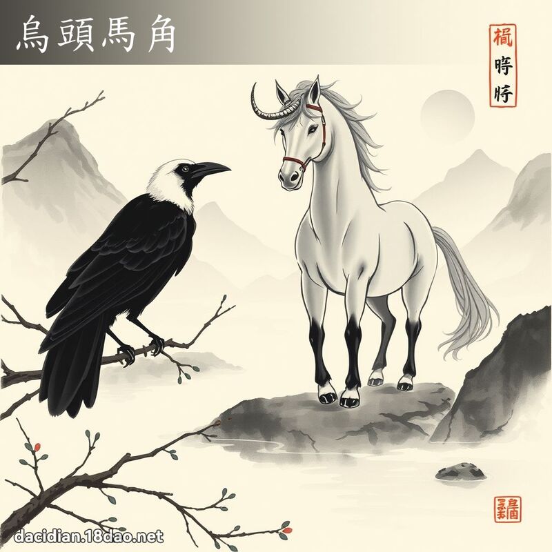 乌头马角 配图