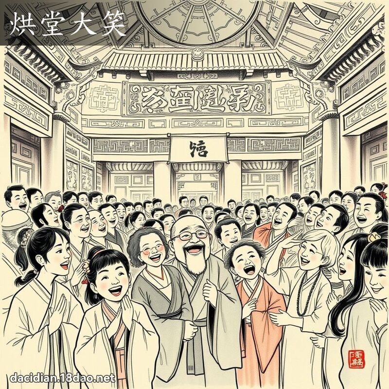 烘堂大笑 配图
