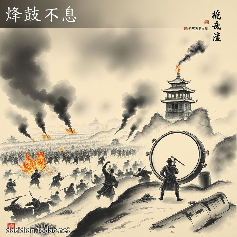 烽鼓不息 配图