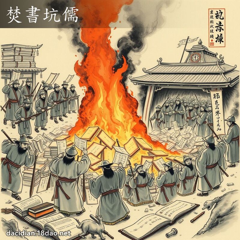 焚书坑儒 配图