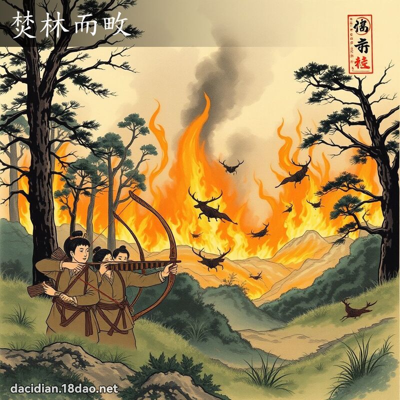 焚林而畋 配图