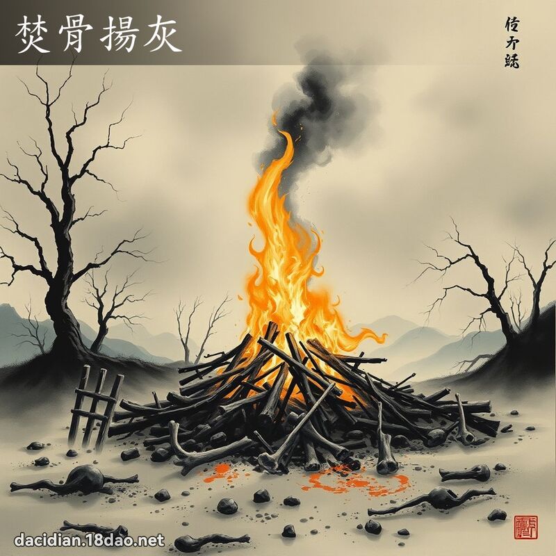 焚骨扬灰 配图