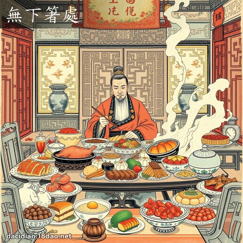 無下箸處 配图
