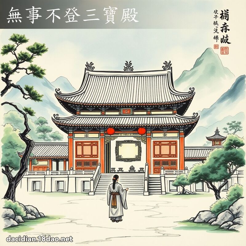 無事不登三寶殿 配图