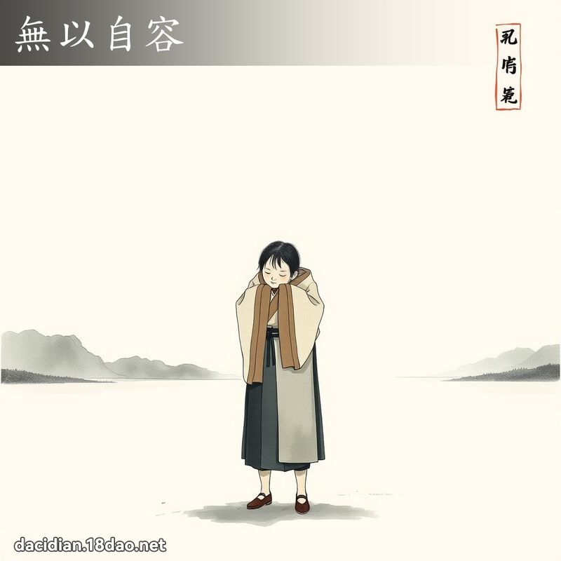 無以自容 配图