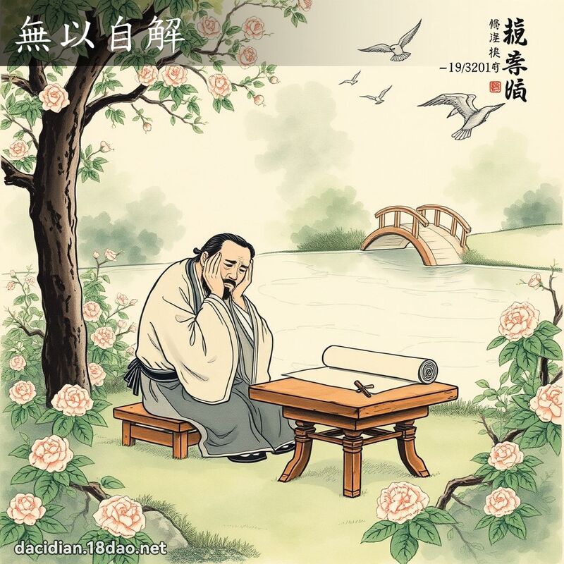 無以自解 配图