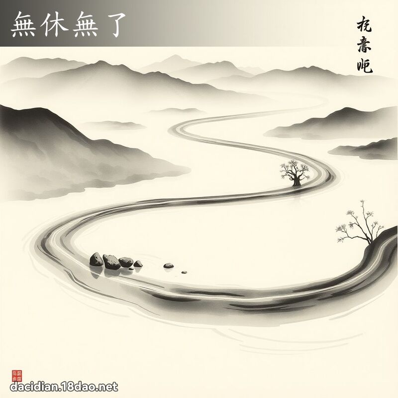 無休無了 配图