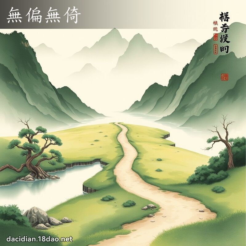 無偏無倚 配图
