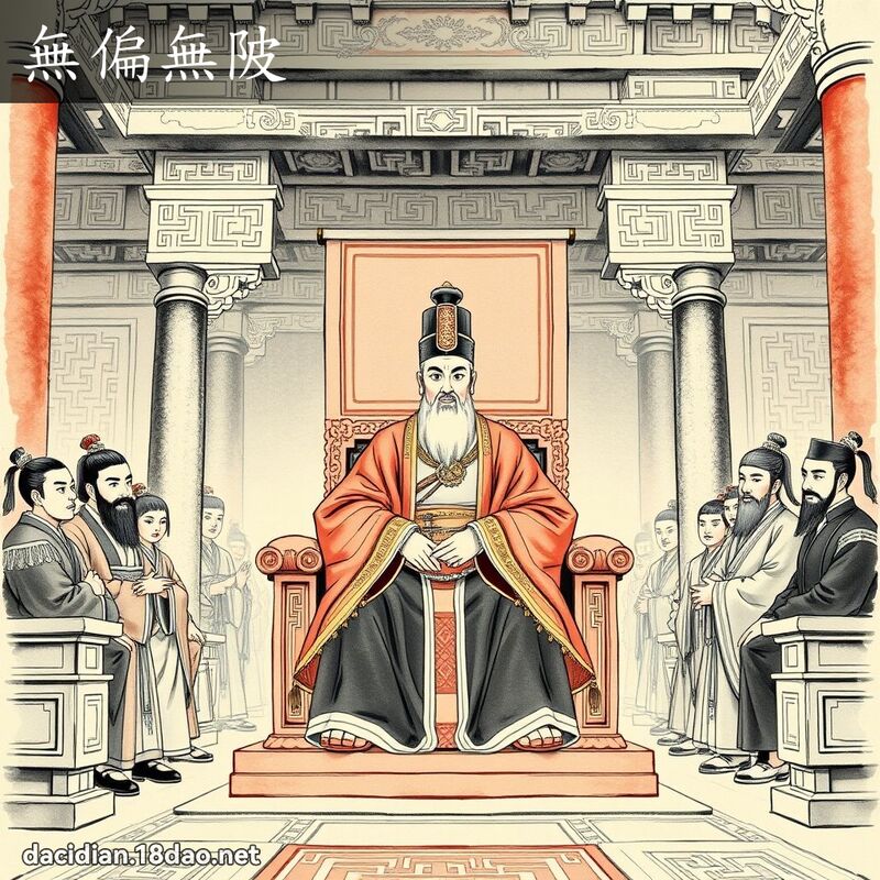 無偏無陂 配图