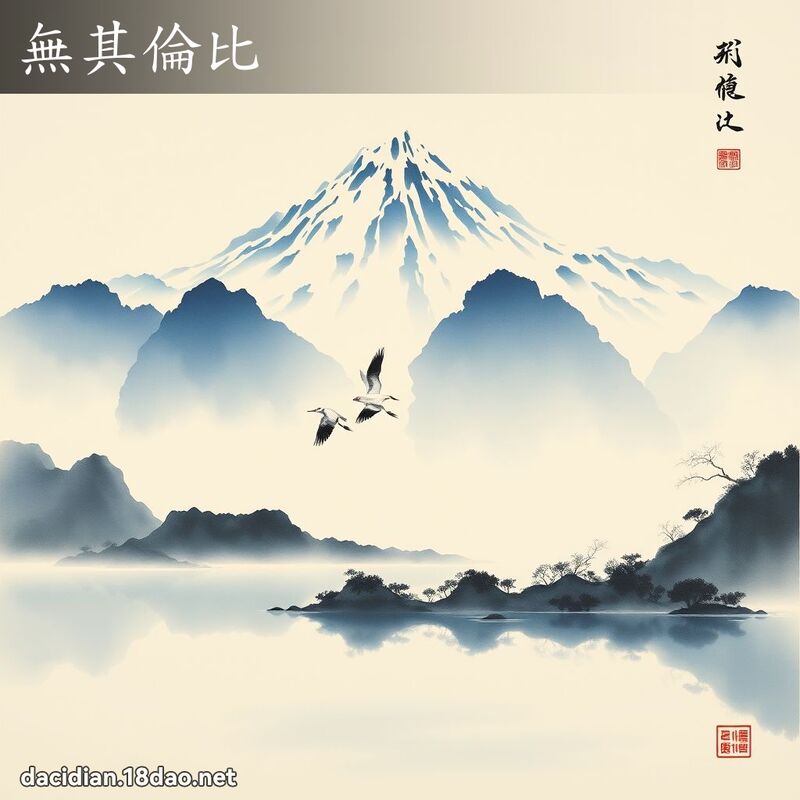 無其倫比 配图