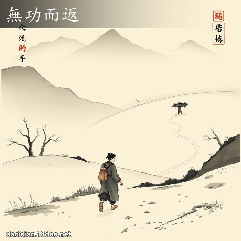 無功而返 配图