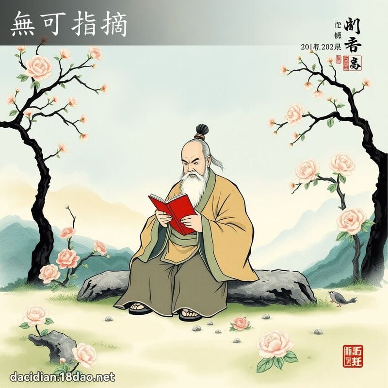 無可指摘 配图