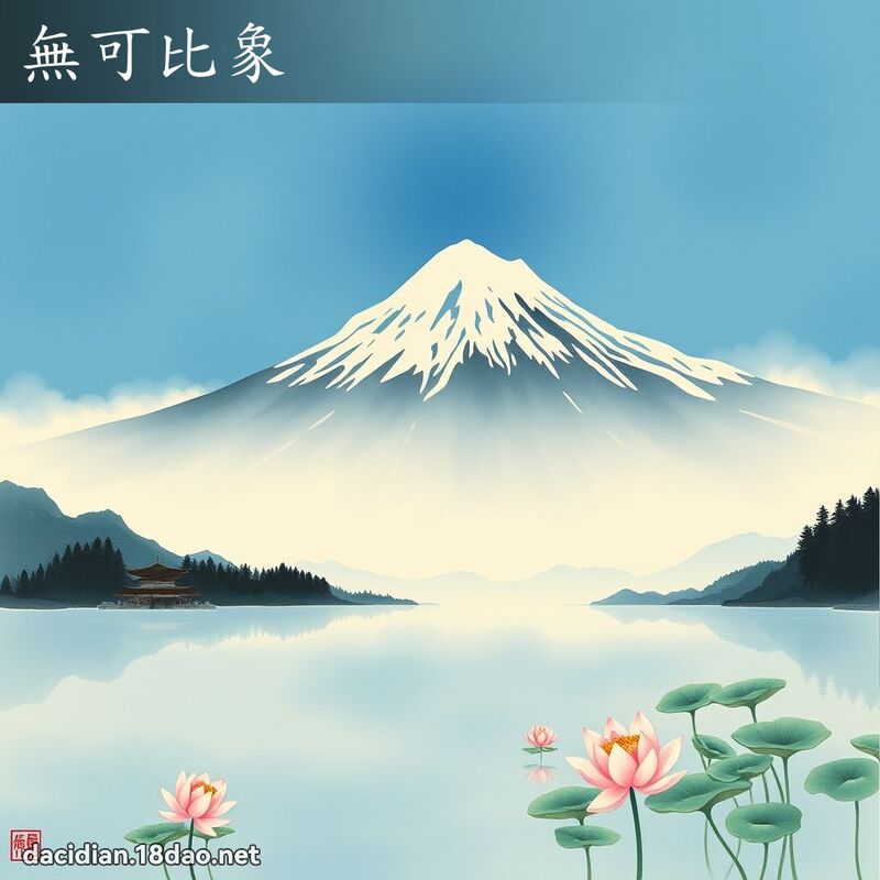 無可比象 配图