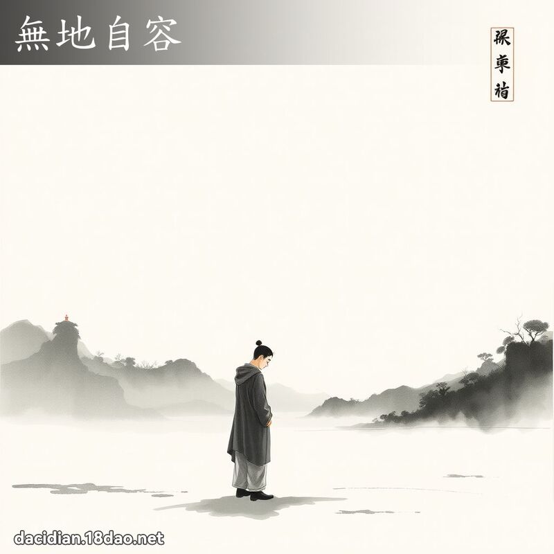 無地自容 配图