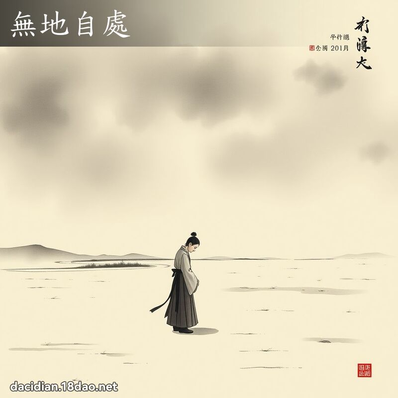 無地自處 配图