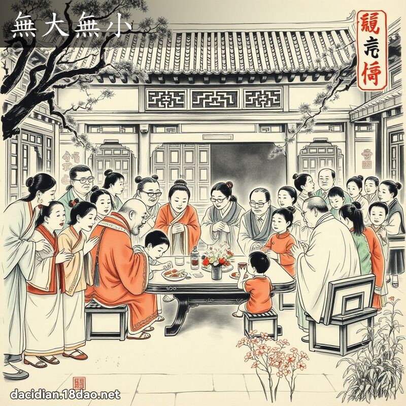 無大無小 配图