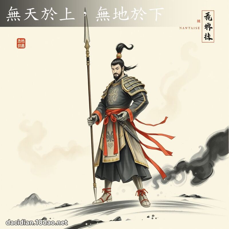 無天於上,無地於下 配图