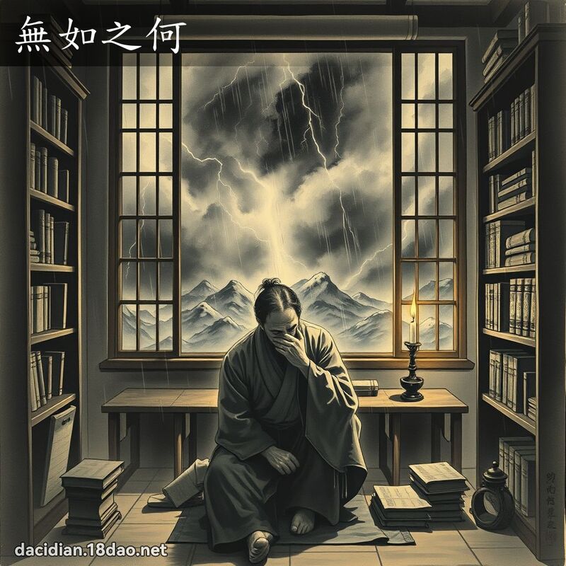 無如之何 配图