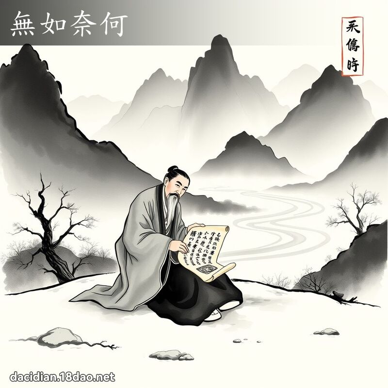 無如奈何 配图