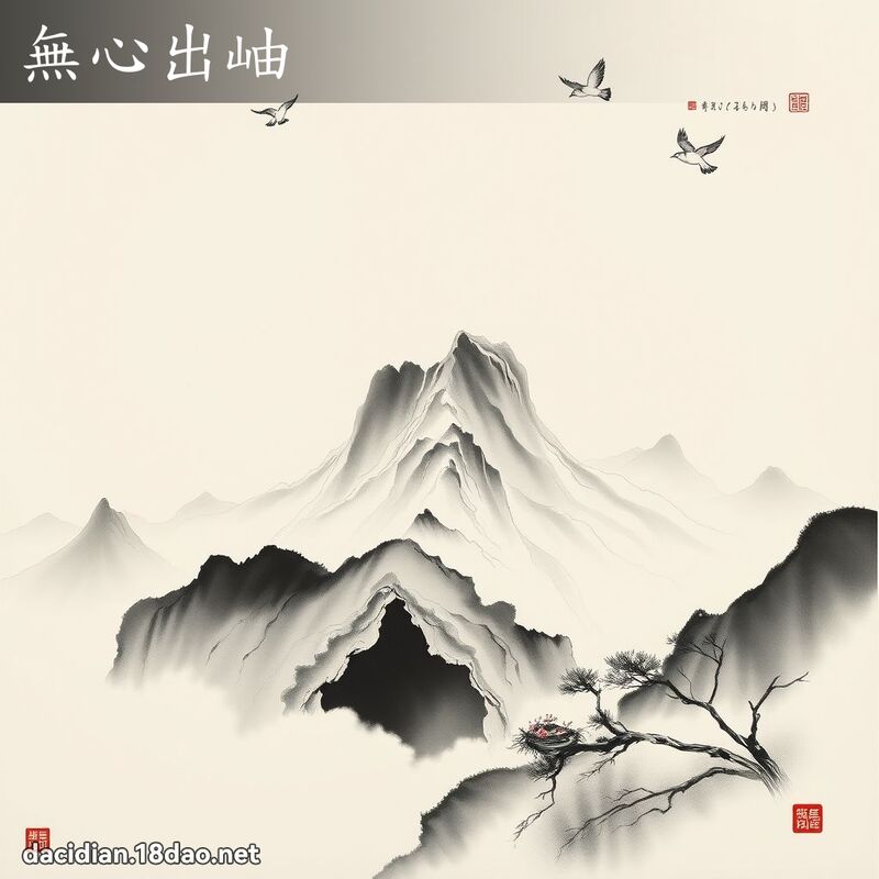 無心出岫 配图
