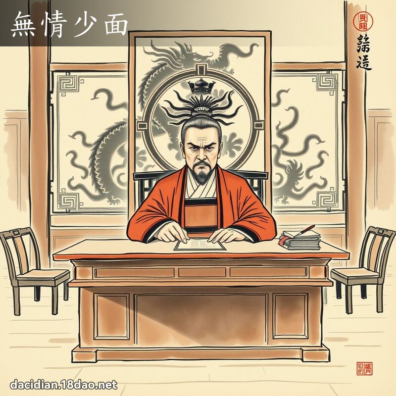 無情少面 配图