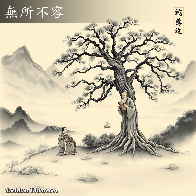 無所不容 配图