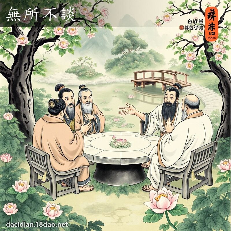 无所不谈 配图