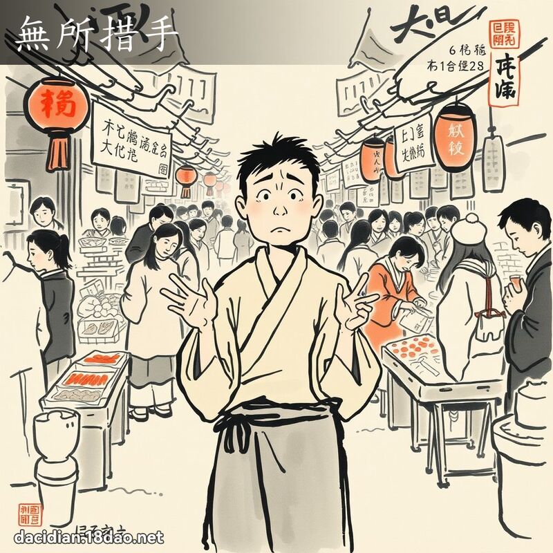 无所措手 配图