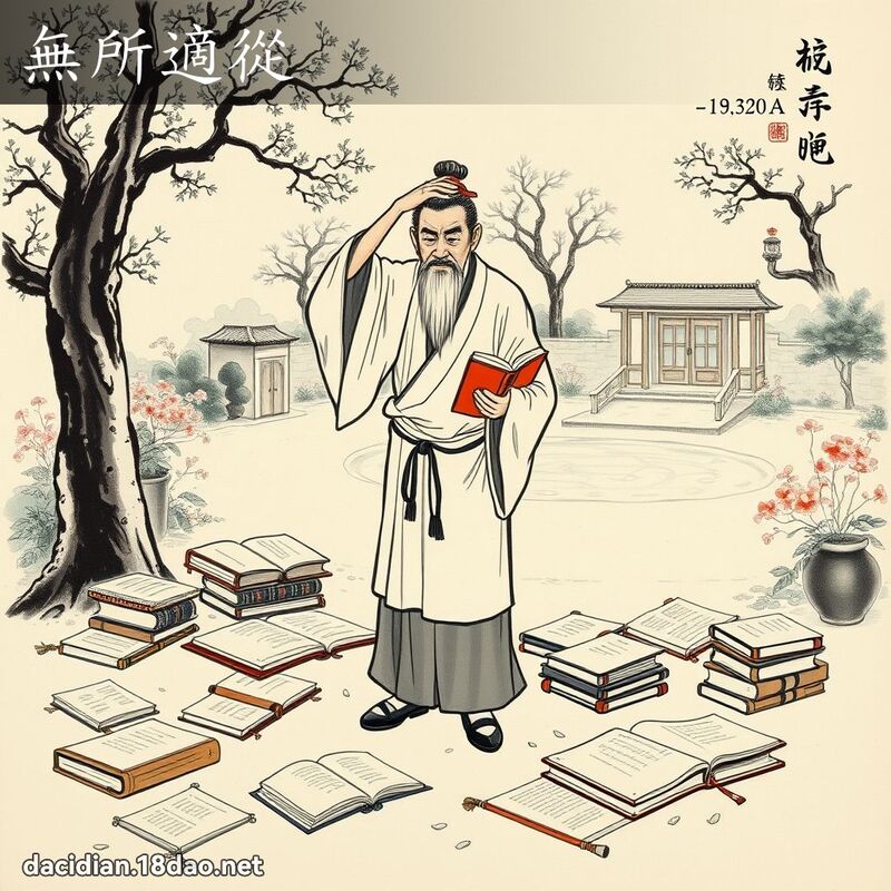 无所適从 配图