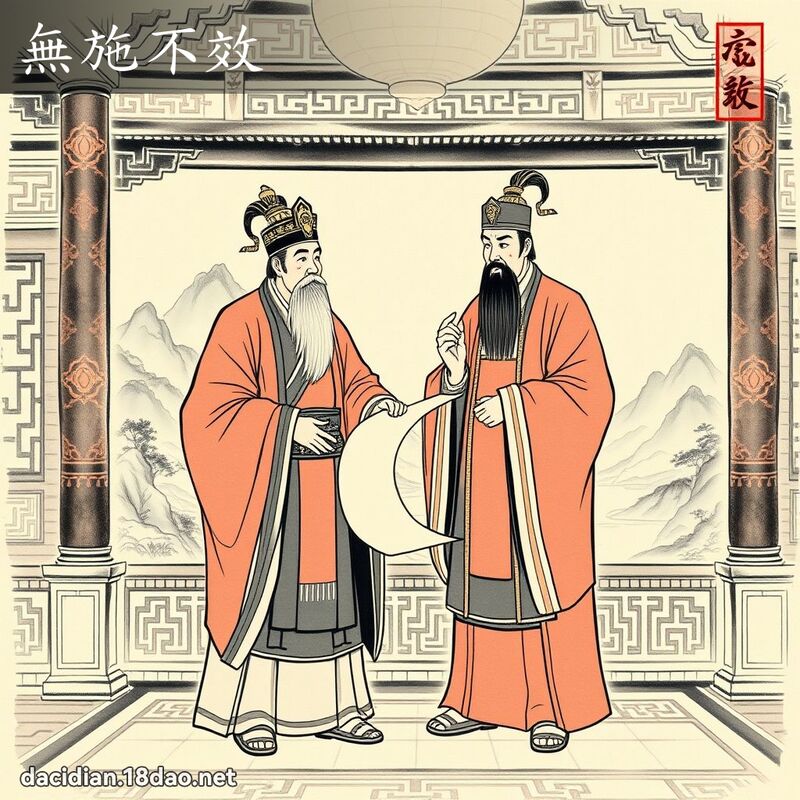无施不效 配图