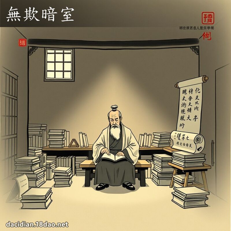 无欺暗室 配图