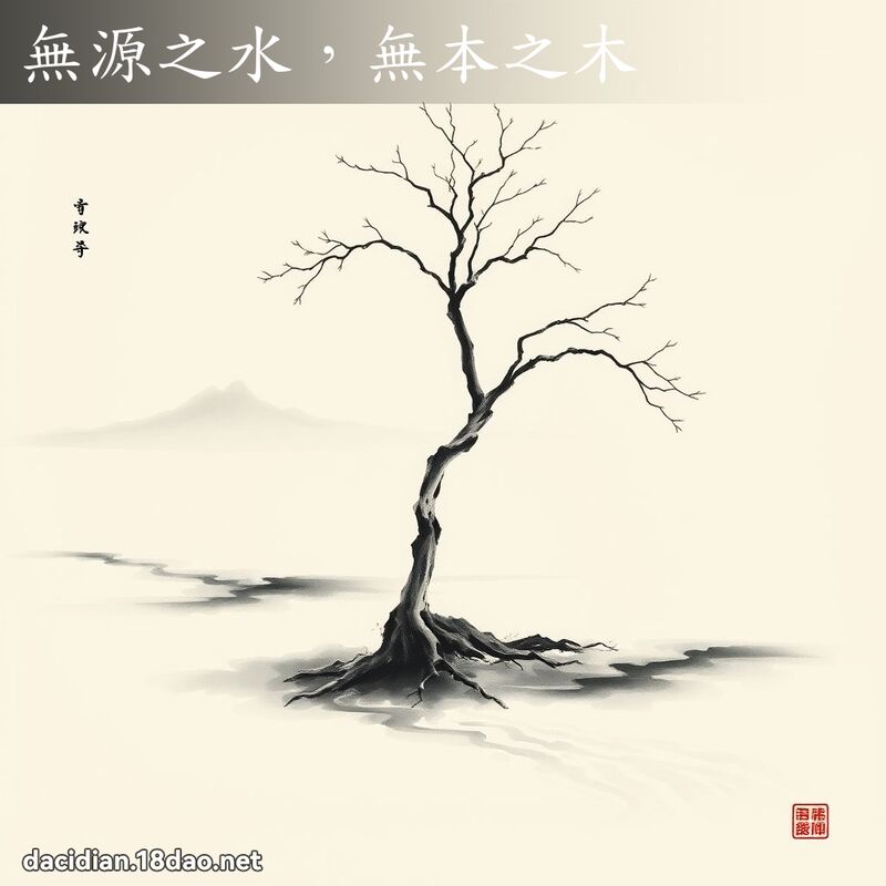 无源之水,无本之木 配图
