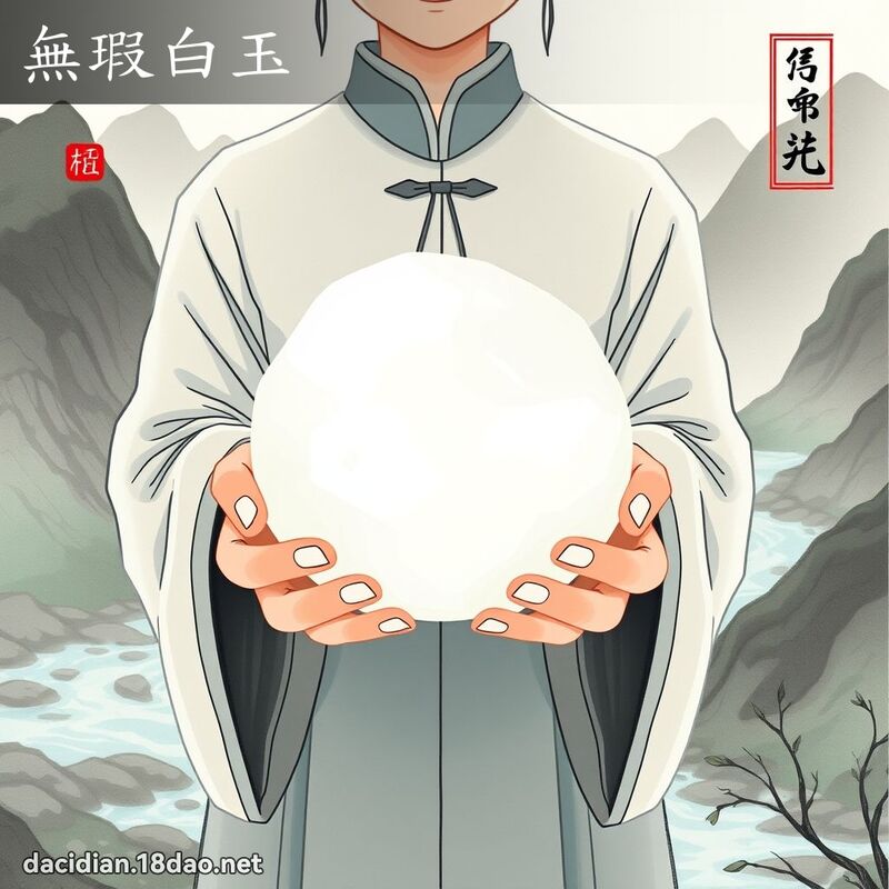 无瑕白玉 配图