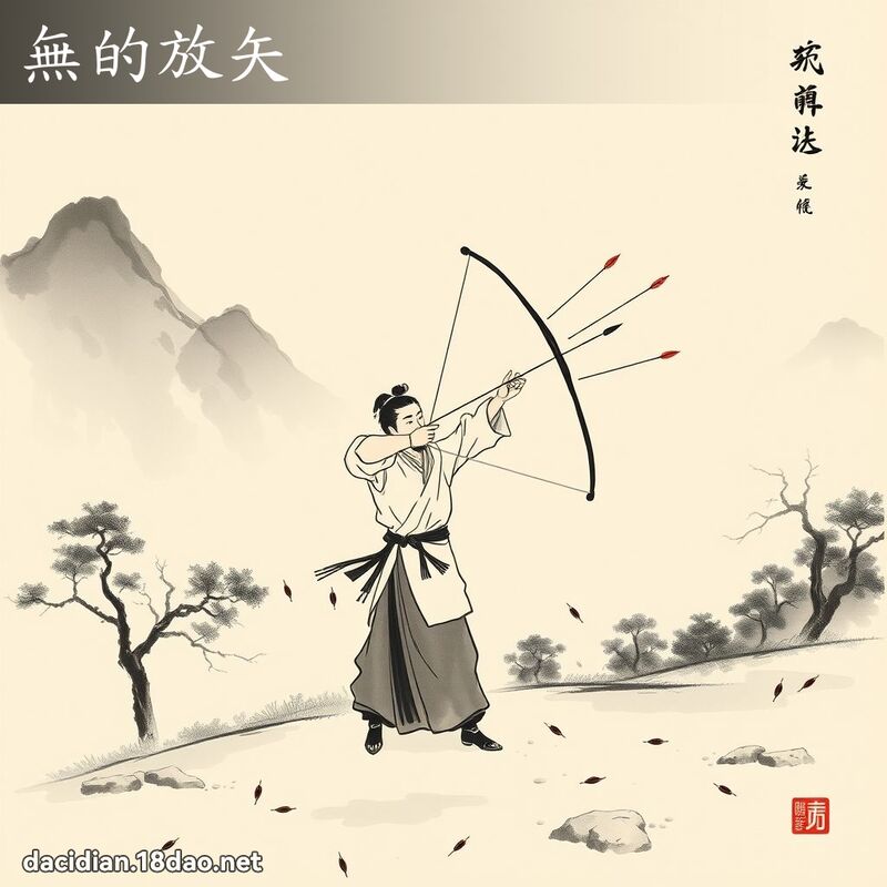 无的放矢 配图