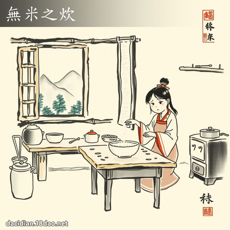 無米之炊 配图