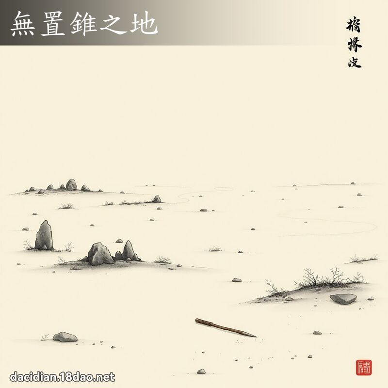 無置錐之地 配图