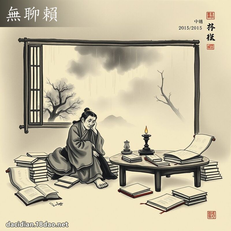 無聊賴 配图