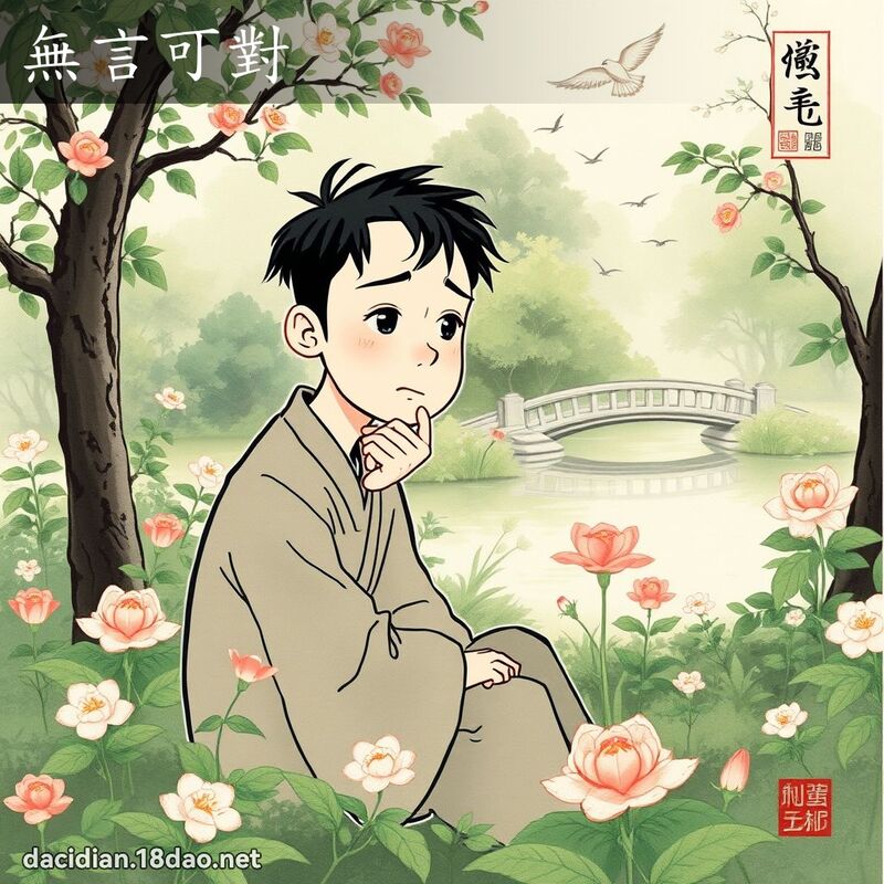 無言可對 配图