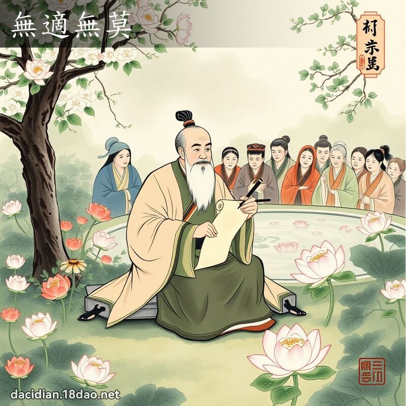 無適無莫 配图