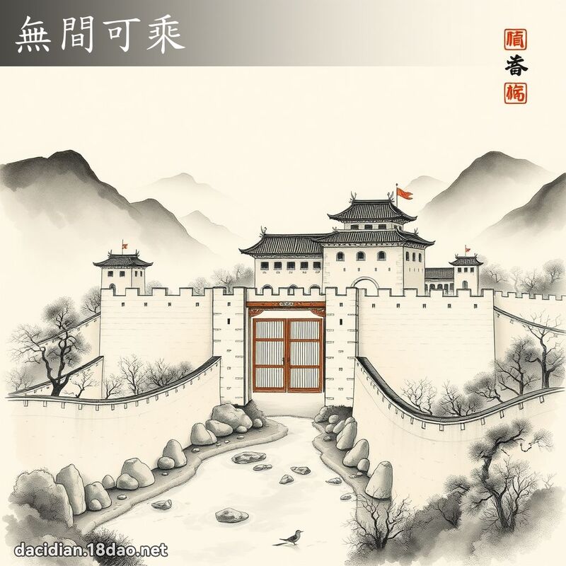 無間可乘 配图