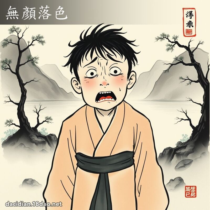 无顏落色 配图