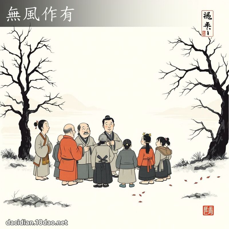 无风作有 配图