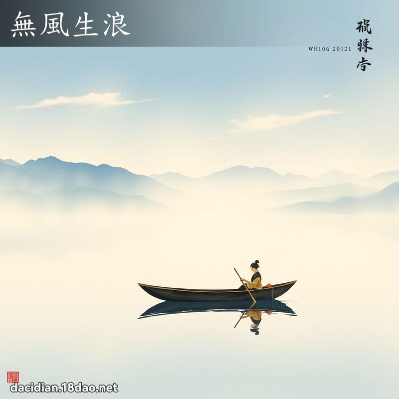 无风生浪 配图