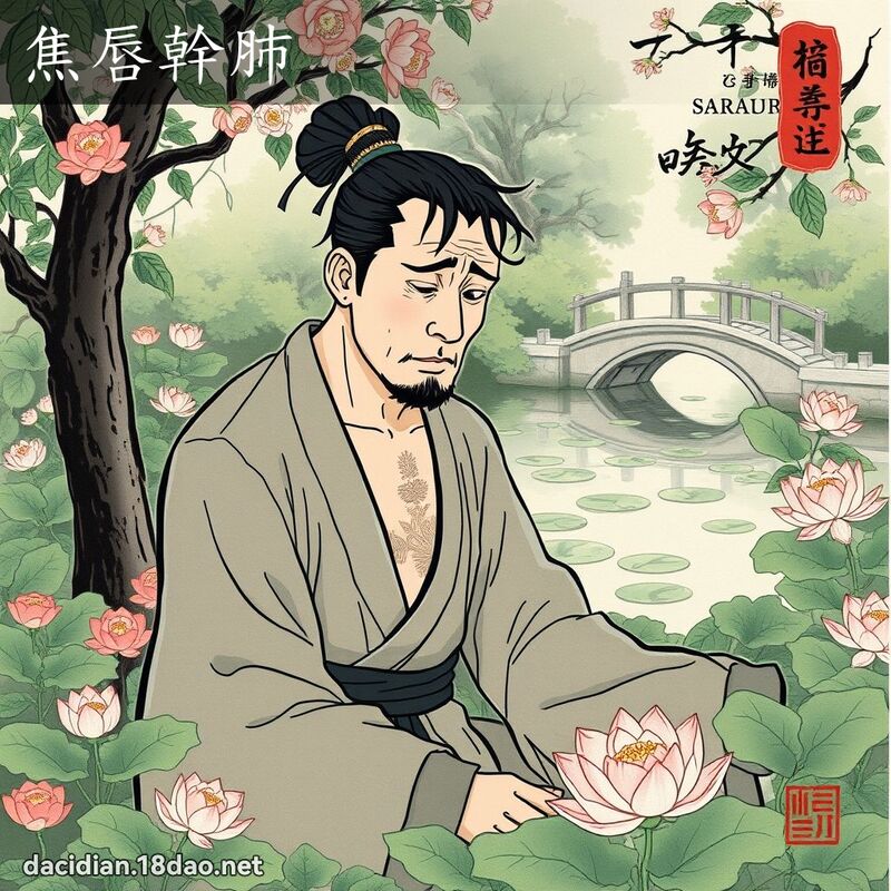 焦唇干肺 配图
