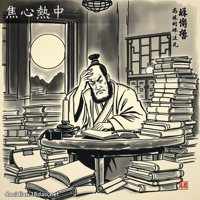 焦心热中 配图