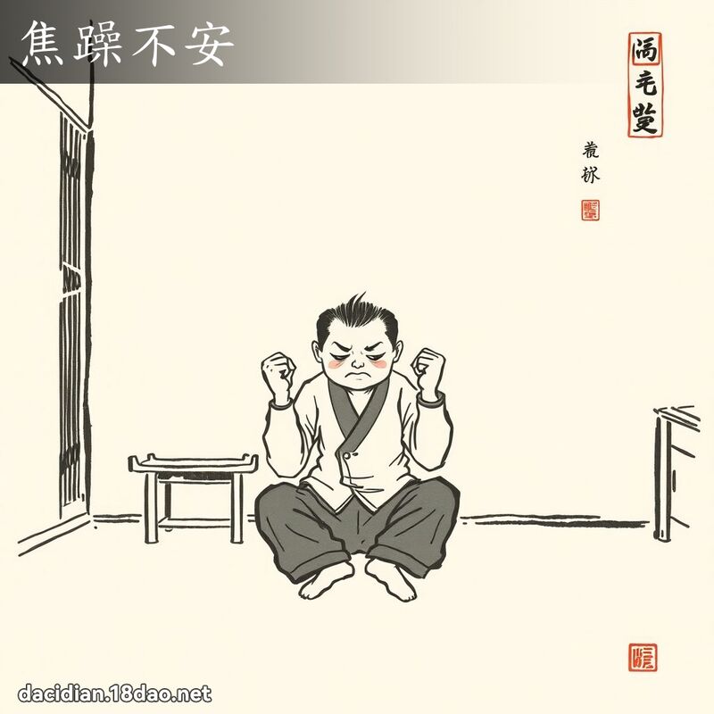 焦躁不安 配图