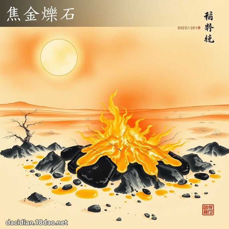 焦金烁石 配图