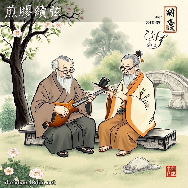 煎胶续弦 配图