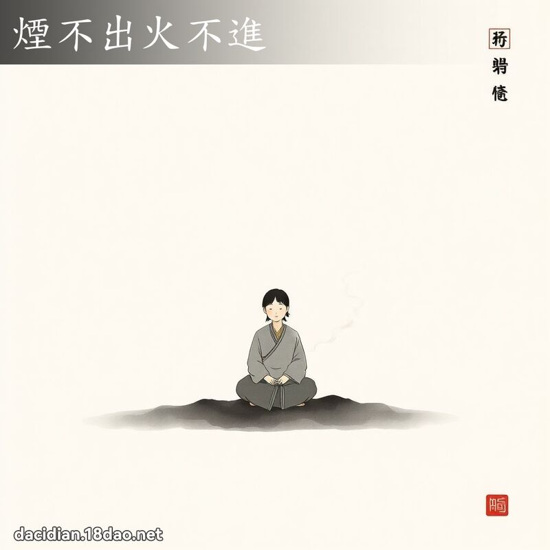 烟不出火不进 配图